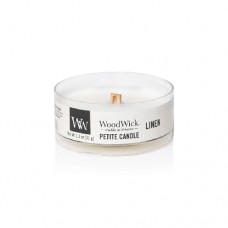 Petite Candle Linen WoodWick Petite Candle Linen WoodWick
